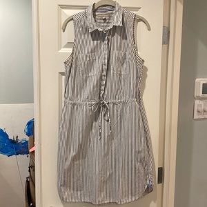 Banana republic drawstring waist dress
